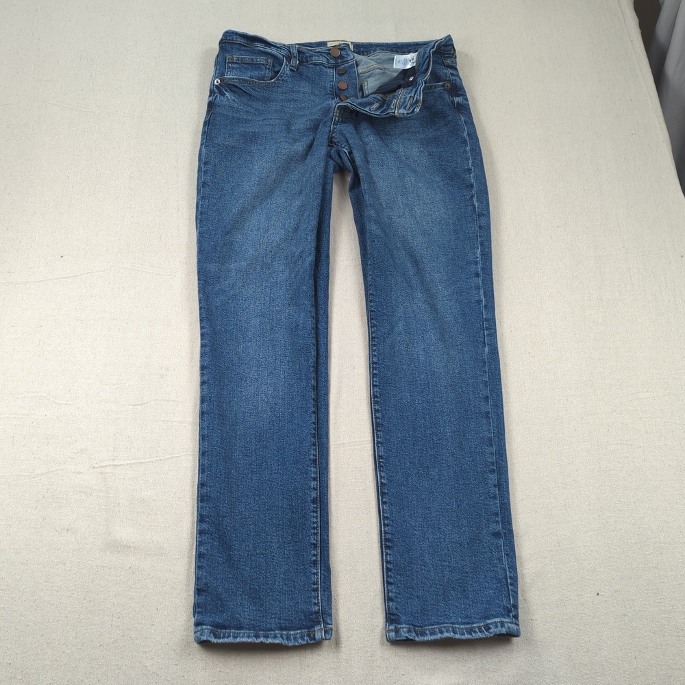 Oliver Logan Jeans Womens 30 Blue Button Fly Tapered Low Rise